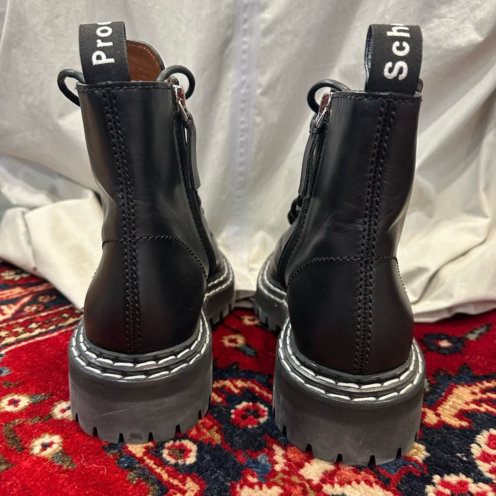 PROENZA SCHOULER combat boots NEVER WORN!! Size 37.5 no box